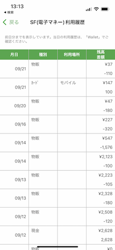 物販もチャージもOK